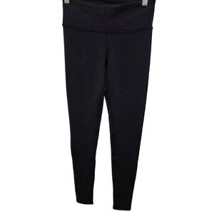 Alo Yoga High-Waist Black Full-Length Leggings Seamless Design Women's Size XXS